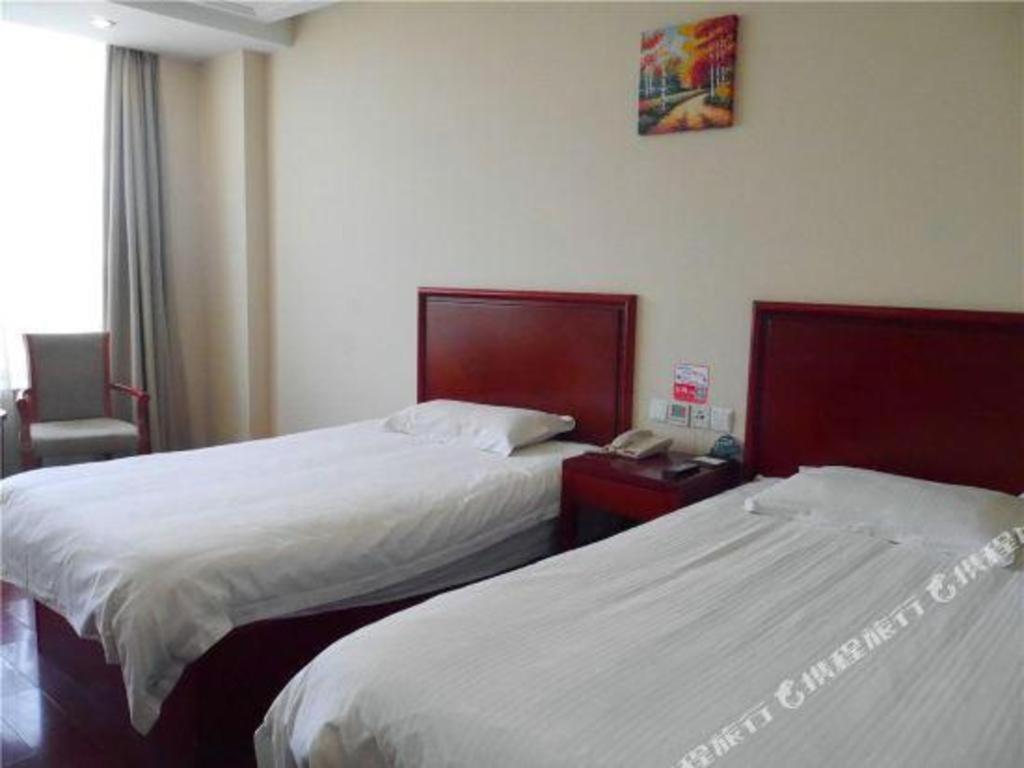 Greentree Inn Tianjin Wuqing Distric Bohai Market Extérieur photo